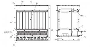 Custom modified backplane and chassis hardware maintaining standard compliance